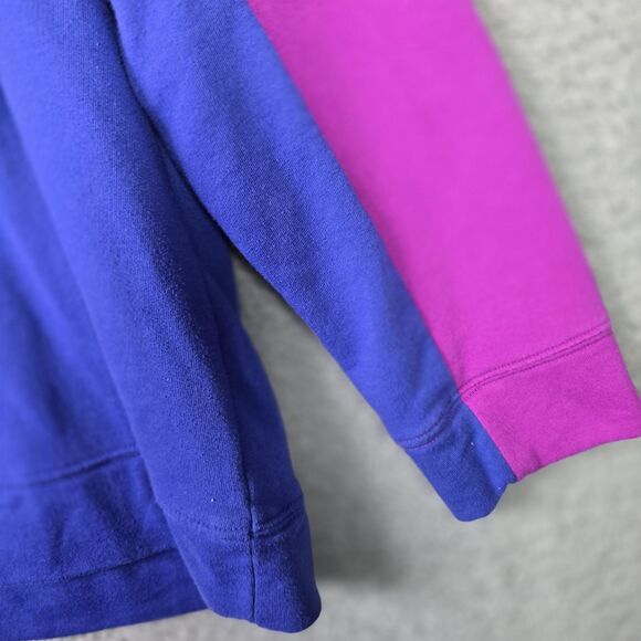 LIVI for Lane Bryant Sweatshirt Womens 22 24 Purple Blue Colorblock Soft Charm - Picture 9 of 10